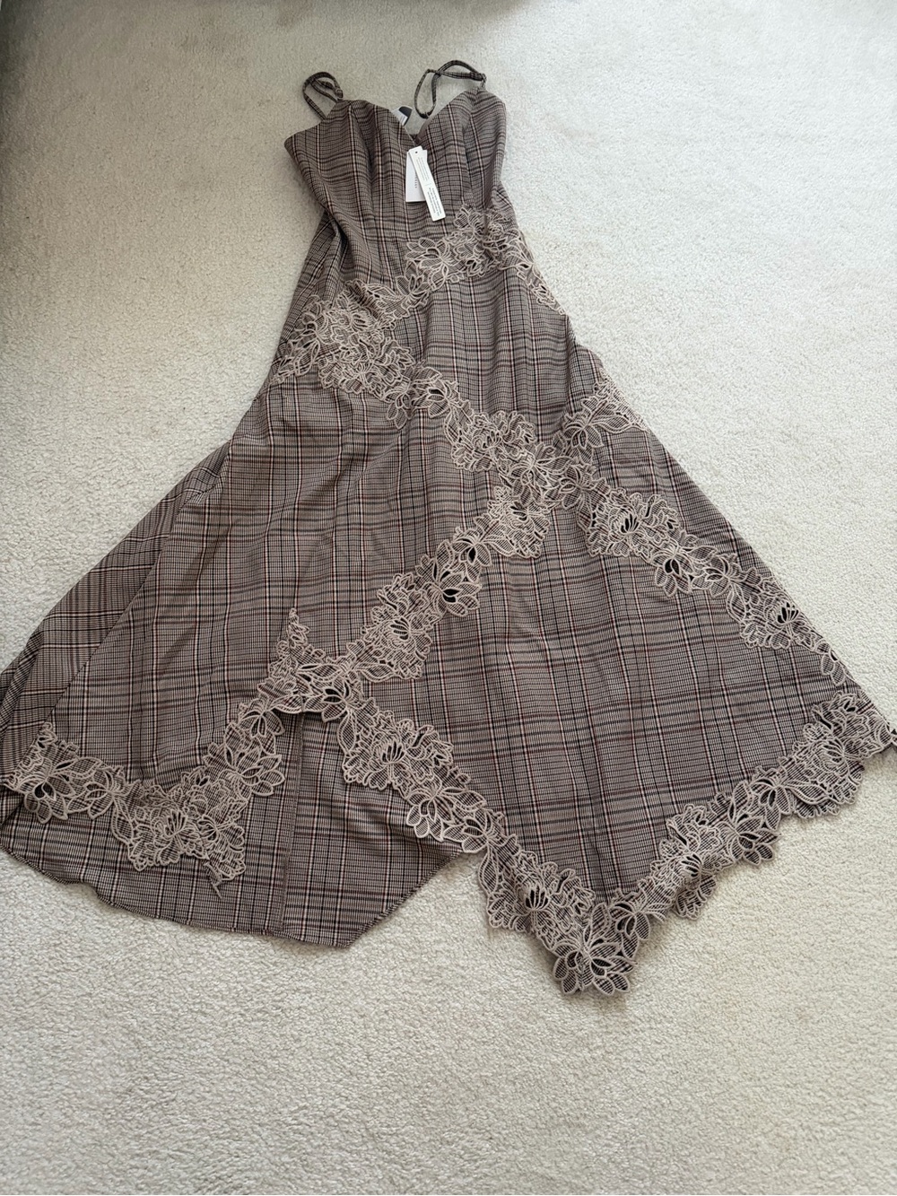 Anthropologie Mare Mare Ruffle Hem Slip Dress - Picture 12 of 14